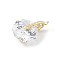 Вращающиеся латунные подвески из кубического циркония с микропаве&nbsp;LS-KK-E791-18G