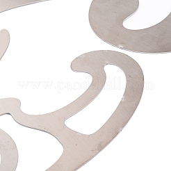 Не тускнеет (распродажа бракованных изделий) 3 шт. линейка из нержавеющей стали с французской кривизной в виде облака DIY-XCP0003-28