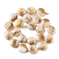 Природный цитрин бисер нитей G-C116-A173-03