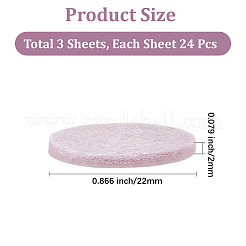 3 пакетик войлочных мебельных накладок&nbsp;AJEW-DJ0004-57B-01