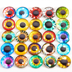 Cabochon in vetro con fondo piatto&nbsp;GGLA-SZ0001-01C