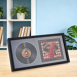 MDF-Platte Glas CD-Displayständer&nbsp;ODIS-WH0007-98B