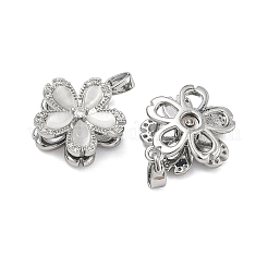 Pendenti girevoli in ottone micro pavé di zirconi cubici&nbsp;KK-A287-06P