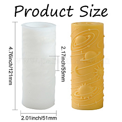 Moules à bougies en silicone à motif lune et colonne&nbsp;ST-CJ0043-069