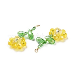 Подвески из стеклянных бусин&nbsp;GLAA-C028-06C