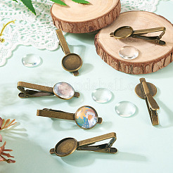 4 шт. оправа для кабошона из сплава FIND-TA0007-83B