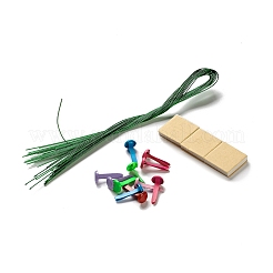 Креативные наборы для творчества с пуговицами из смолы «сделай сам»&nbsp;DIY-G087-05