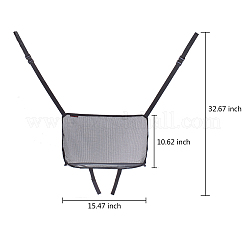 Универсальный сетчатый органайзер для хранения автомобильных сидений с крючком-держателем для багажника и автомобильных сидений ST-GF0001-01