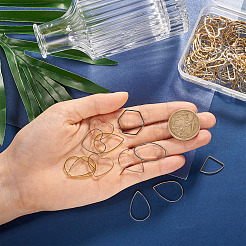 120шт 12 стильных латунных соединительных кольца KK-BY0001-02