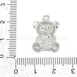 Подвески из сплава с микропаве из стразов FIND-K020-10P