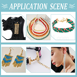 90 шт. 9 стиля латунные застежки-задвижки на концах трубок KK-WR0001-36S