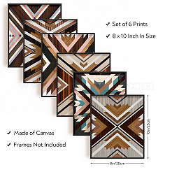 Холст масла химического волокна висит картина AJEW-WH0173-163