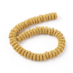 Бусы из натуральной лавы G-F671-02A-06