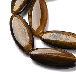 Природных тигровый глаз бисер нитей G-B078-E11-01