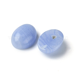 Synthetische blaue Spitzenachat-Cabochons&nbsp;G-A094-01B-40