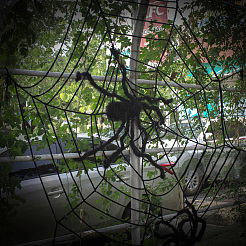 Хлопковая паутина для украшения праздничных вечеринок DIY-WH20048-056A