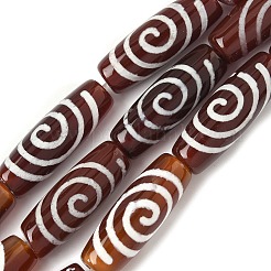 Нити бусин дзи в форме риса в тибетском стиле&nbsp;G-A269-A20-01