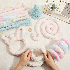10 Stück 5 Farben DIY Plüschstäbe&nbsp;FIND-CP0002-68A