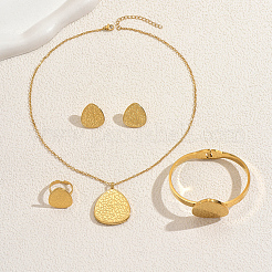 Комплекты из браслета-слезинки из нержавеющей стали в корейском стиле PA5518