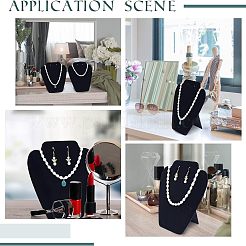 Флокированная ткань с картонными выставочными витринами для ювелирных изделий&nbsp;NDIS-FG0001-02