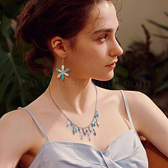 160шт 8 цвета гальванические стеклянные бусины&nbsp;EGLA-TA0013-19