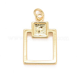 Кулоны из экологически чистой латуни с микропаве и кубическим цирконием KK-M225-05G
