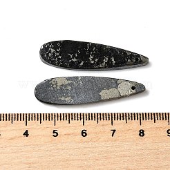 Натуральный пирит подвески&nbsp;G-L617-G05-10x40mm