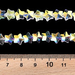 Гальванизируйте прозрачное стекло бисер нитей&nbsp;EGLA-U004-03A-AB01