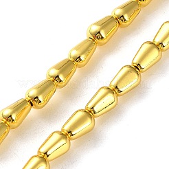 Гальванические нити синтетических магнитных гематитовых бусин&nbsp;G-Q1009-F02-6x8mm