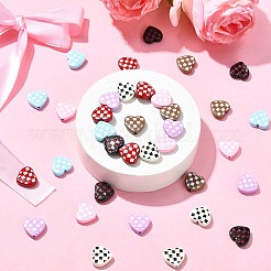 35шт 7 цвета окрашенные распылением бусины из сплава&nbsp;ENAM-CJ0006-11