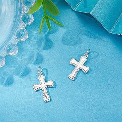 2 шт. 925 подвески из стерлингового серебра STER-BBC0008-40