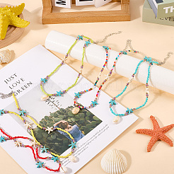 5 шт. 5 цвета&nbsp;NJEW-CY0001-04