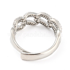 Chaînes gourmettes en forme de zircone cubique&nbsp;RJEW-Q781-05P-02