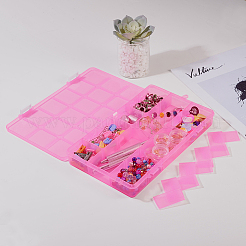 Пластмассовый шарик контейнеры&nbsp;LS-CON-WH0026-02A