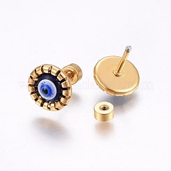 Заглушки для мочки уха из нержавеющей стали 304 EJEW-H362-04G