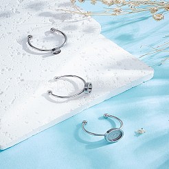 3 шт. 3 стиля 201 нержавеющая сталь манжета кольца настройки&nbsp;FIND-LP0001-07P