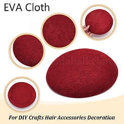 Круглая шляпа-фантаст из искусственной конопли для шляпной мастерской AJEW-WH0472-45C-03