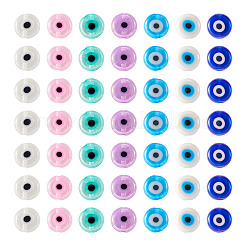 175шт 7 цвета ручной работы сглаз бусины лэмпворк EGLA-TA0001-32