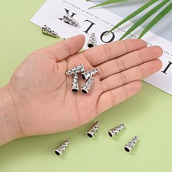 Tibetischen Stil Legierung Perle Kegel&nbsp;LS-TIBEB-00821-AS-R