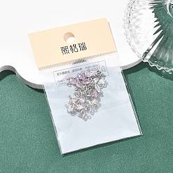 Ciondoli a forma di occhio di cavallo in ottone con pavé di zirconi cubici Shegrace&nbsp;XGRQ2O035-436P