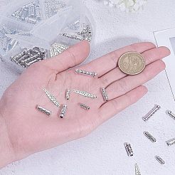 Сплавочные овальные бусины тибетского стиля &nbsp;TIBEB-NB0001-07