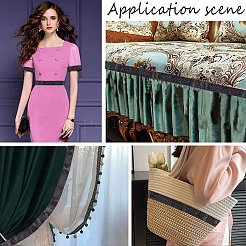 Полиэстер с ПВХ-пайетками&nbsp;OCOR-WH20050-015A