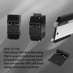 10 шт. монтажный кронштейн для DIN-рейки из алюминиевого сплава&nbsp;FIND-GA0006-85