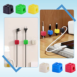 6 Stück Kabelorganisatorclips aus PP-Kunststoff&nbsp;AJEW-TADJ0001-35