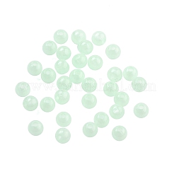 Непрозрачные светящиеся акриловые бусины OACR-G038-06D