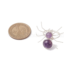 Кольца из натурального драгоценного камня RJEW-TA00211-02