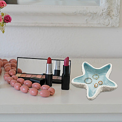 Фарфоровый поднос для украшений DJEW-WH0009-27