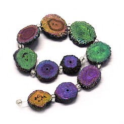 Натуральные друзы кварц хрустальные бусы пряди G-F582-A07