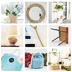 Круглый хлопка твист нити шнуры OCOR-L006-D-15