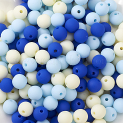 191~193шт прорезиненные акриловые бусины&nbsp;MACR-TA0001-99B